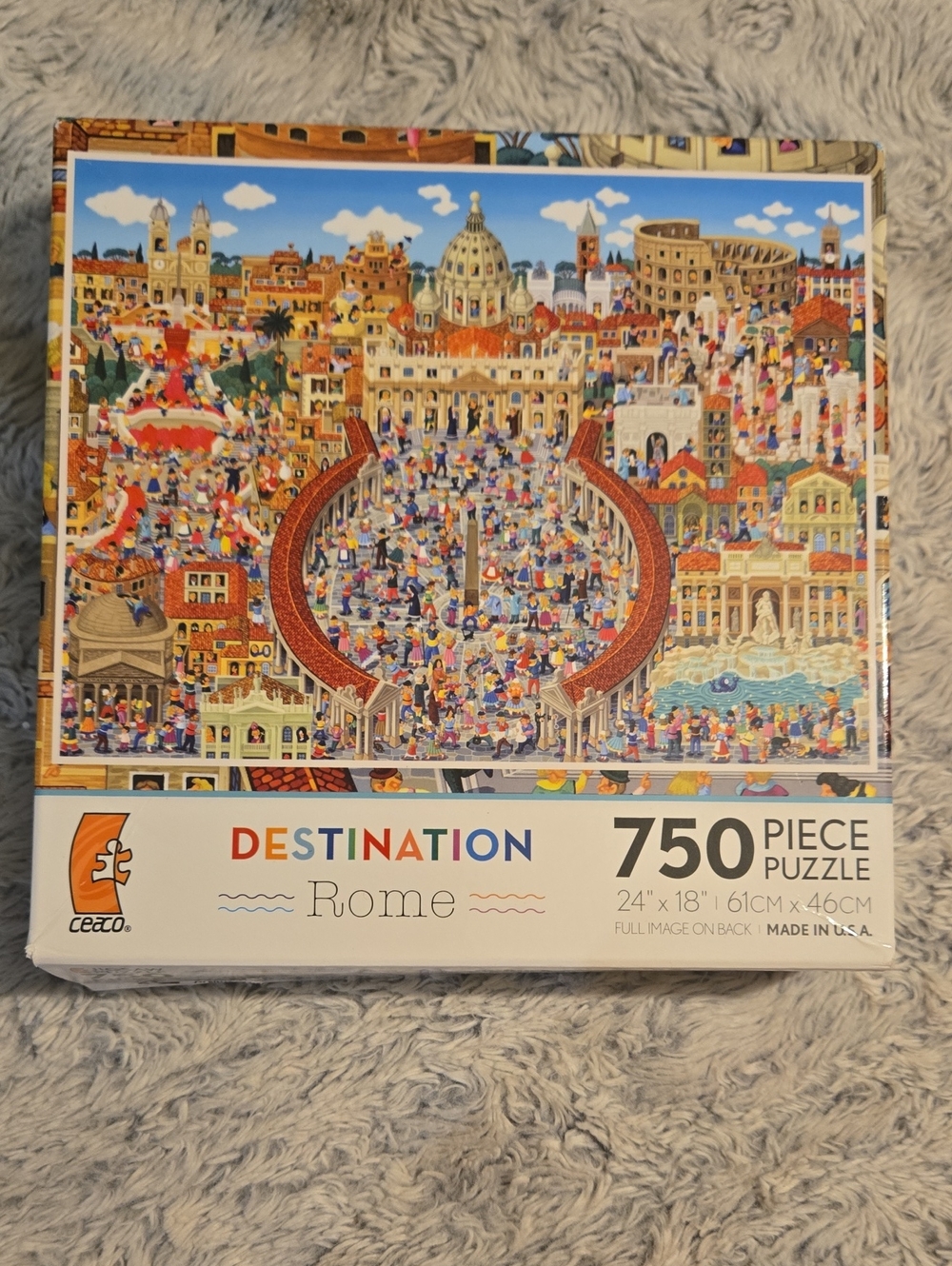 NEW Ceaco - Destination Rome 750 Piece Puzzle